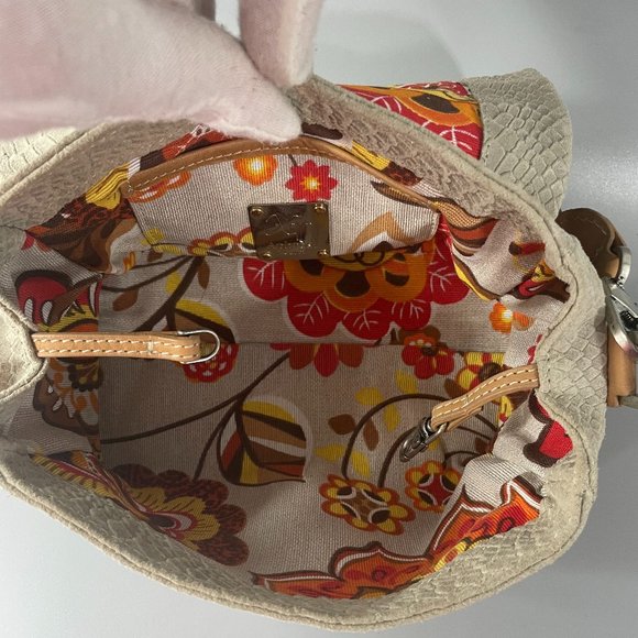 Aphròs Capri Python Print Suede Small Hobo Bag - Picture 9 of 12